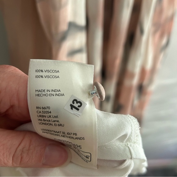 NWT Maeve Maxi Dress Trapeze Style Low Back High Neck Size Small - Picture 10 of 14